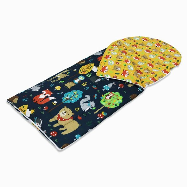 Woodland Friends Sleeping Bag Sleeping Bag - Happy Linen Company