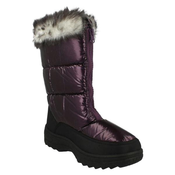Reflex Ladies Reflex Fur Topped Snow Boots F4334