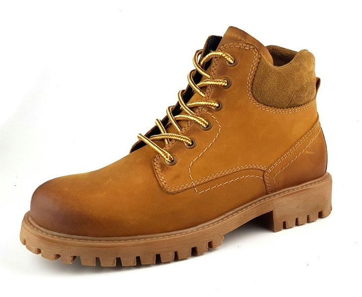 Frank James Bisley Mens Leather Lace Up Yuma Commando Casual Boots
