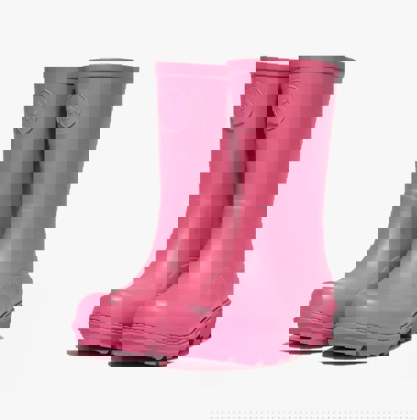 FitFlop WONDERWELLY Kids Rain Boots Pink Jam
