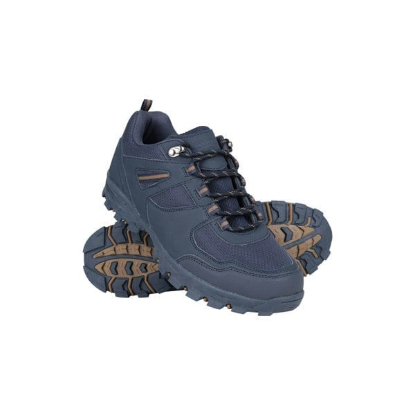 Mountain Warehouse Mens Mcleod Outdoor Wide Walking Shoes - Navy