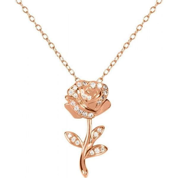 Disney Beauty and The Beast Necklace C902725TZWL-P-PH