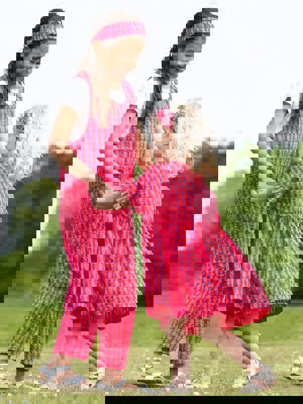 Kite Girls Organic Gingham Dress