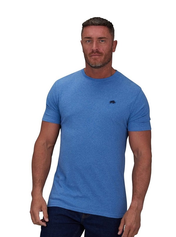 Raging Bull Mens Classic Organic T-Shirt - Denim Blue