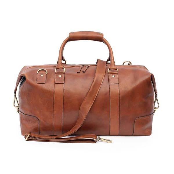 PRIMEHIDE Leather Holdall Vintage Style Duffle Bag Ridgeback