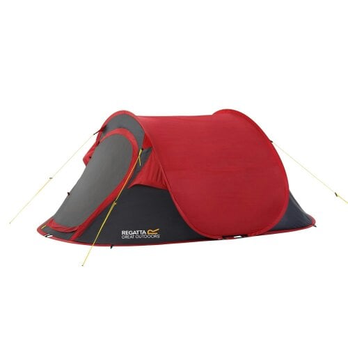 Regatta Great Outdoors Malawi 2 Man Pop Up Tent - Pepper/Seal Grey - One Size