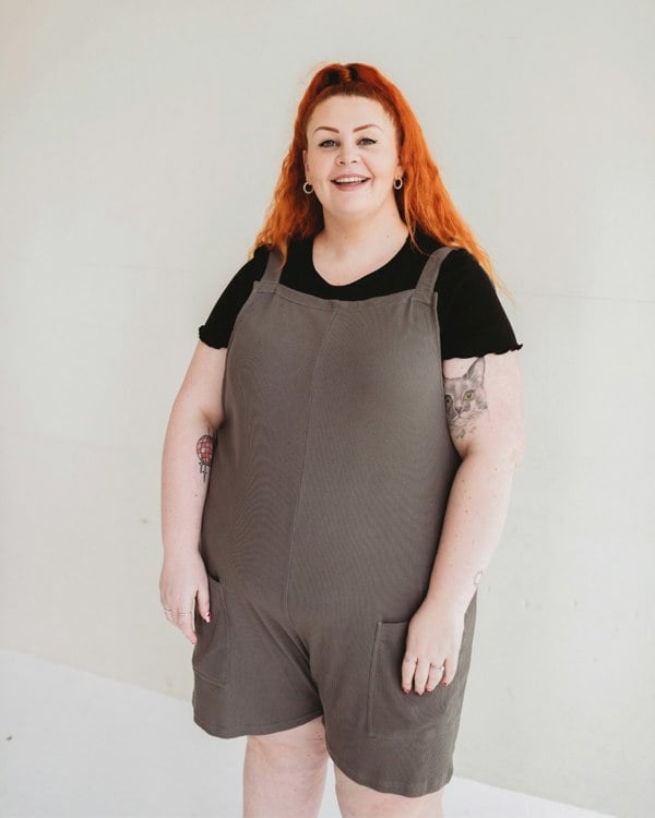 Betsy Midnight Grey Playsuit- image 9