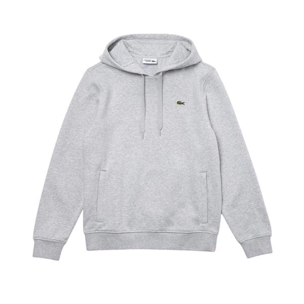 Lacoste Mens Basic Pullover Hoodie - Light - 