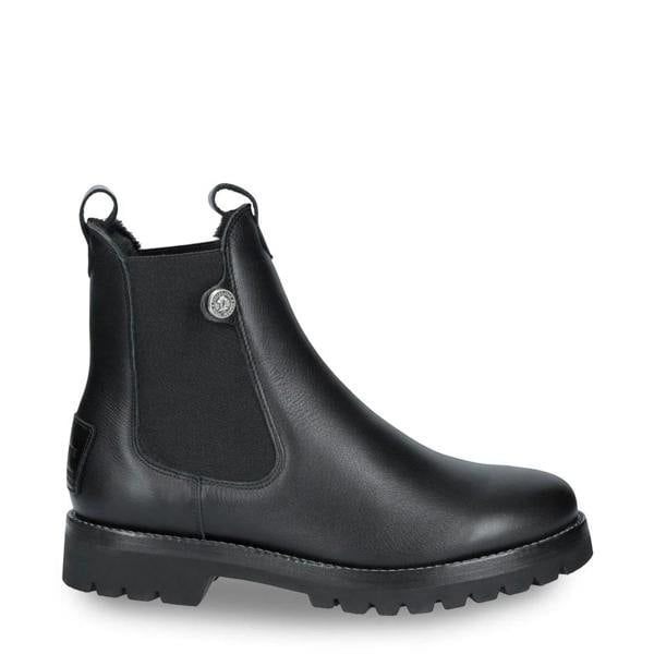 Panama Jack Francesca B1 - Women's Black Waterproof Leather Boots