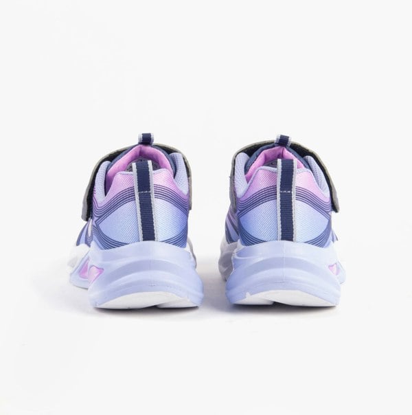 Skechers COSMIC GLOW Girls Trainers Navy Multi