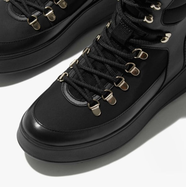 FitFlop F-MODE Womens Ankle Boots Black