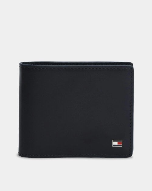 Tommy Hilfiger Gift Box Mens Mini Wallet & Key Fob - Space Blue
