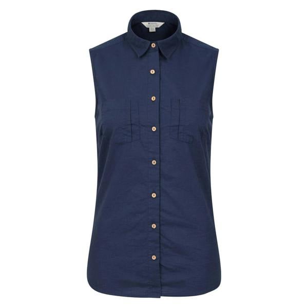 Mountain Warehouse Womens/Ladies Coconut Sleeveless Shirt - Navy - 