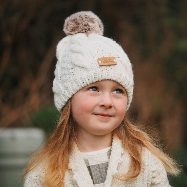 Aran Traditions Aran Junior Cable Tammy Hat