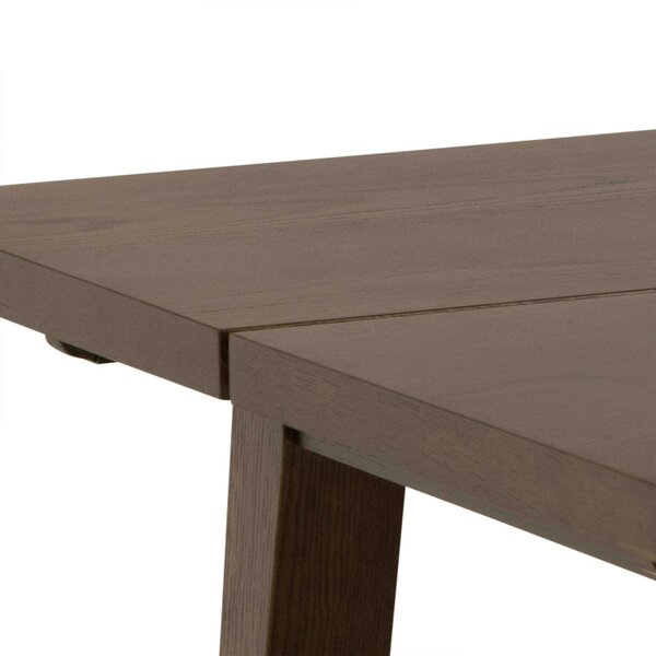 Wyld Haus Jyvaskyla 286cm 8 Seater Dark Oak Wood Rectangle Extendable Dining Table
