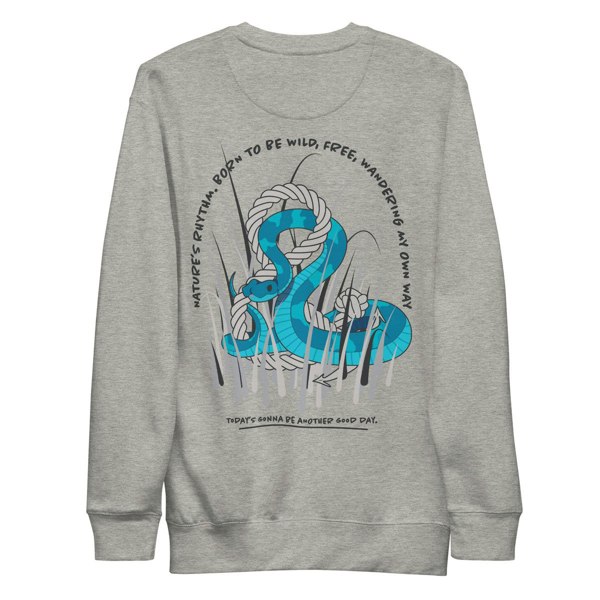 ANCHOR & CREW Snake Another Good Day Cotton Blend Sweatshirt