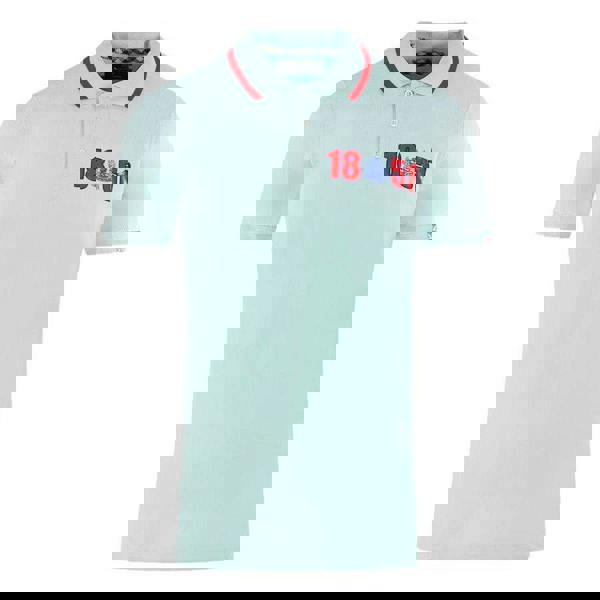 Aquascutum Unisex Adult London 1851 Polo Shirt - Light Blue - 