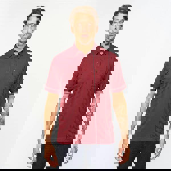 Gabicci G55X02 Short Sleeve Jersey Shirt Gabicci Classic MULBERRY