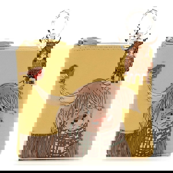 Mala Leather Highland Cow Letterbox Gift Set – Genuine Leather Purse & Keyring