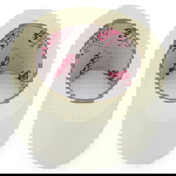 White adhesive tape roll on a cardboard core, featuring a smooth texture, ideal for vinyl cutting projects and weeding applications