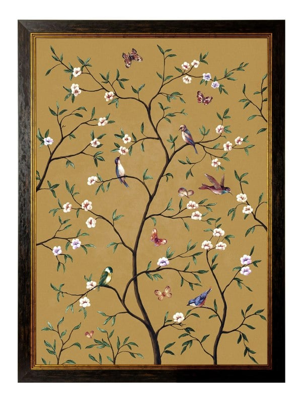 Exceptional Art Tree of Life Ochre Set of 2