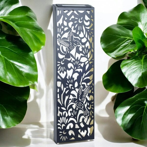 EDH Door Hardware Metal Hummingbird Solar Wall Panel