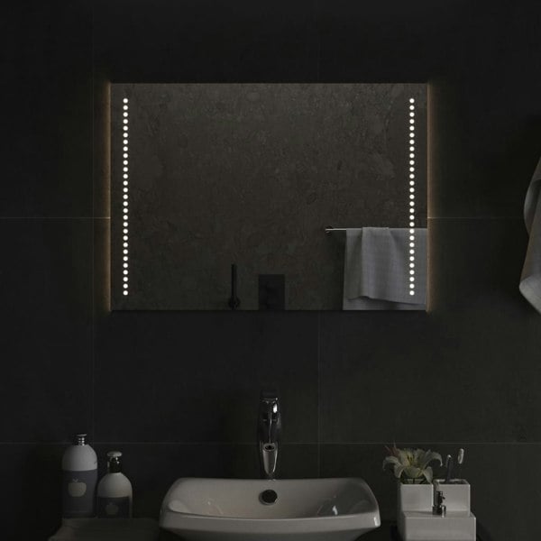 Berkfield LED Bathroom Mirror 70x50 cm