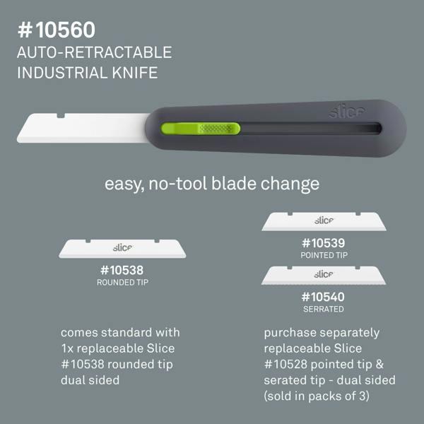 Slice Auto-Retractable Industrial Knife Compatible blades - DaltonSafety