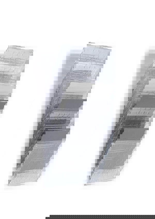 Durable FLEXIBOXX 6 Wall Mounted Literature Tray | A4 Landscape Holder | Clear