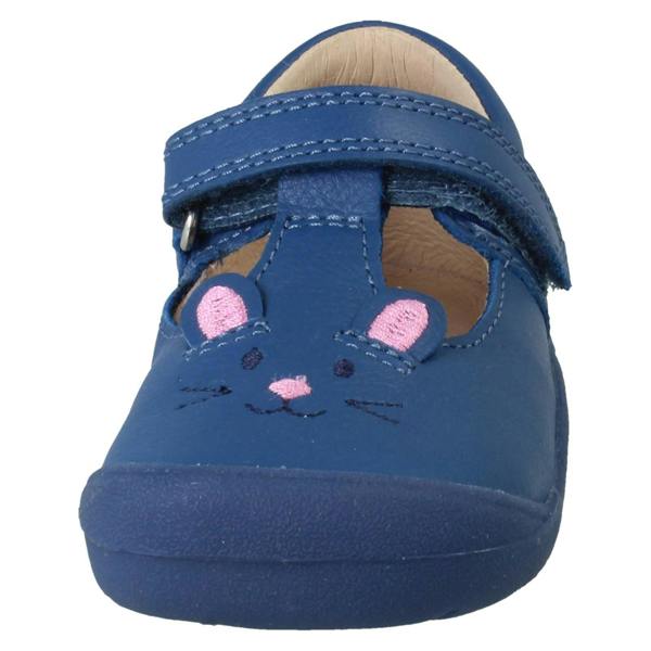 Start-rite Girls Startrite Cat Design Casual T-Bar Shoes Fellow