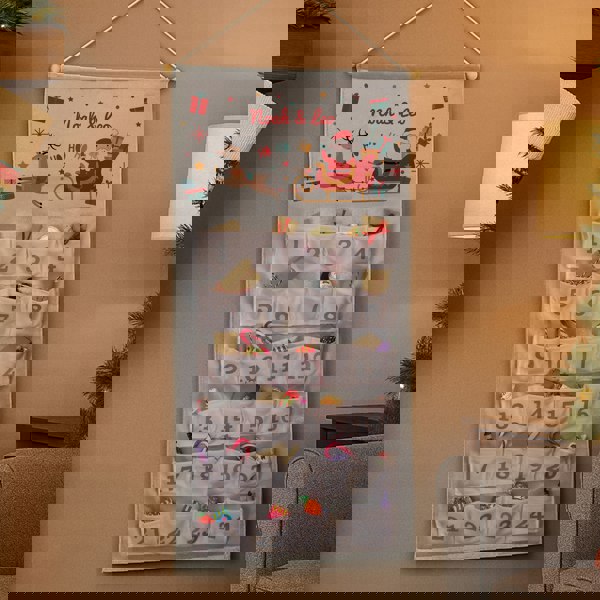 Personalised Memento Company Personalised Santa Sleigh Advent Calendar