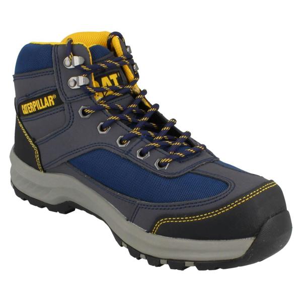 Caterpillar Mens Caterpillar Lace Up Safety Boots Elmore Mid ST S1 P P725077