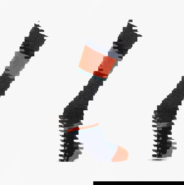 Totes Toasties ORIGINAL SLIPPER SOCKS (TWIN PACK) Mens Socks Football / Stripe