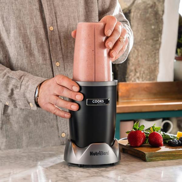 Cooks Professional Nutriblend Blender and Smoothie Maker | Black / Silver