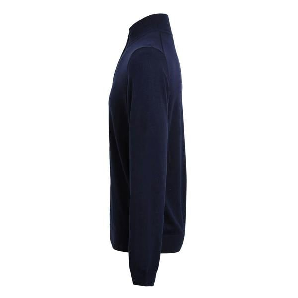 Premier Mens Zip Neck Sweatshirt - Navy