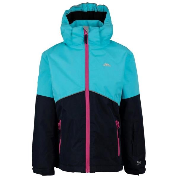 Trespass Childrens/Kids Detachable Hood Ski Jacket - Blue - 