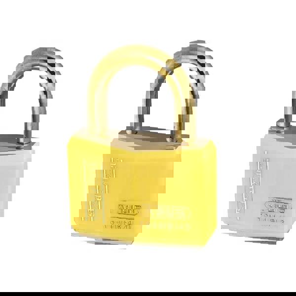 Abus Mechanical T84mb Series Rustproof Padlock - Yellow - 