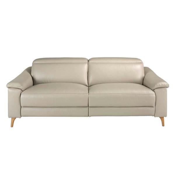 Angel Cerdá Relax sofa in taupe grey leather 6189/6190
