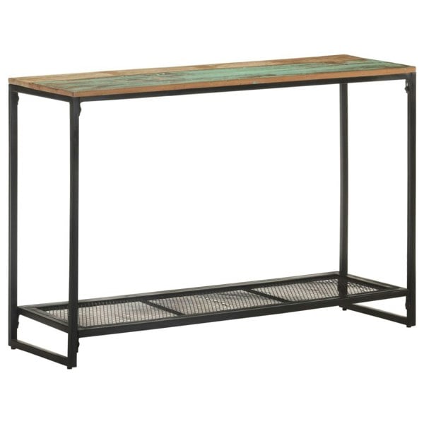 Berkfield Console Table 110x35x75 cm Solid Reclaimed Wood