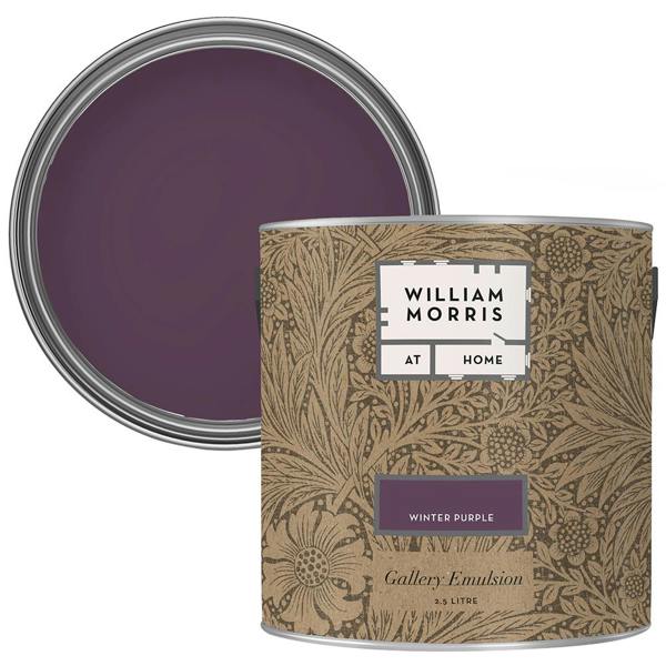 William Morris At Home Winter Purple Gallery Emulsion 2.5L Emulsion Paint