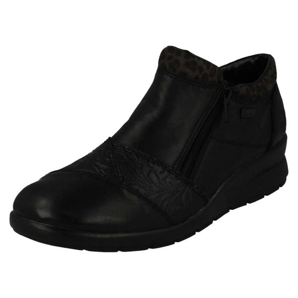 Rieker Ladies Rieker Dual Zip Fastening Ankle Boots L4881