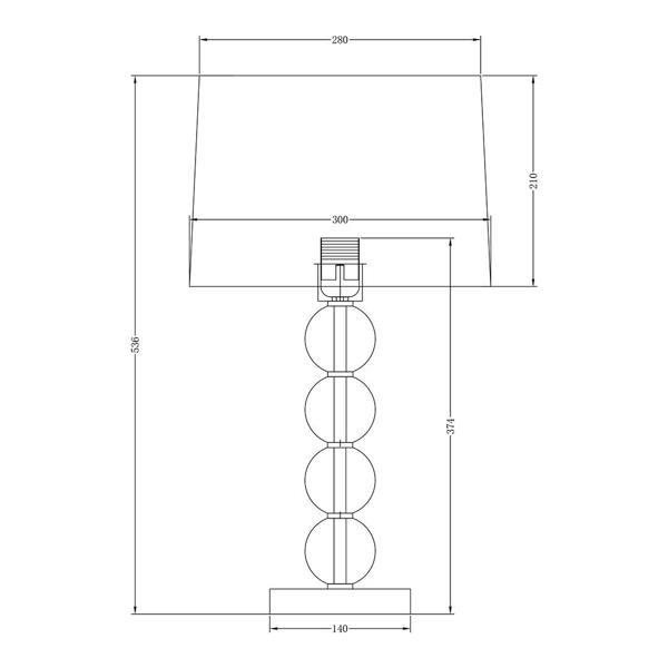 Pagazzi Lighting Kayleigh Wooden Table Lamp