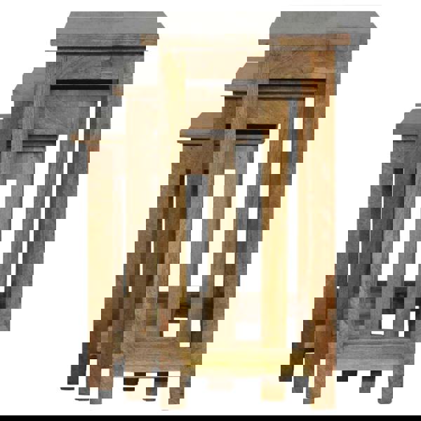 Artisan Furniture Country Solid Wood Stool Set of 3