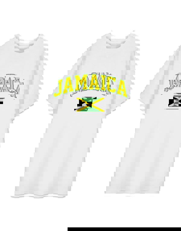 Show Me The Merch Unisex Kids White Jamaica Short Sleeved T-Shirt