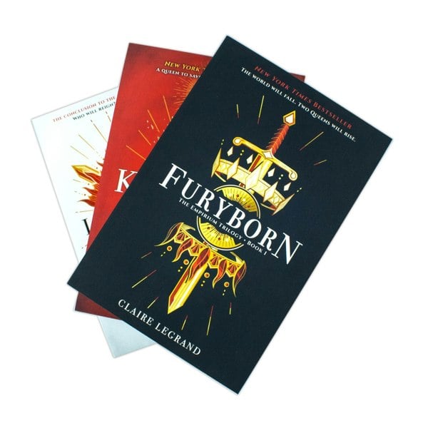 The Empirium Trilogy 3 Books Collection Set by Claire Legrand (Furyborn, Kingsbane, Lightbringer)