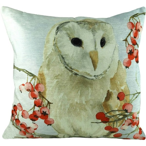 Evans Lichfield Owl Christmas Cushion Cover - Multicoloured