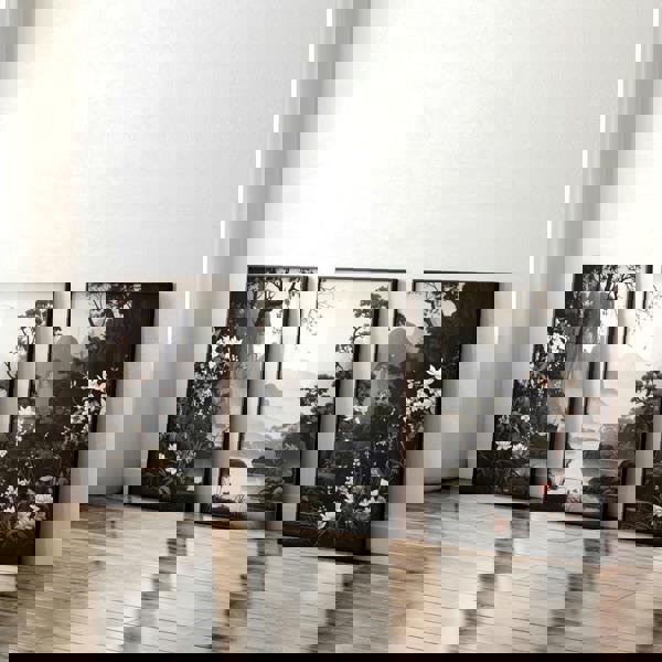 Pictures For Living Room Wall | Set of 3 Chinoiserie Wall art Prints