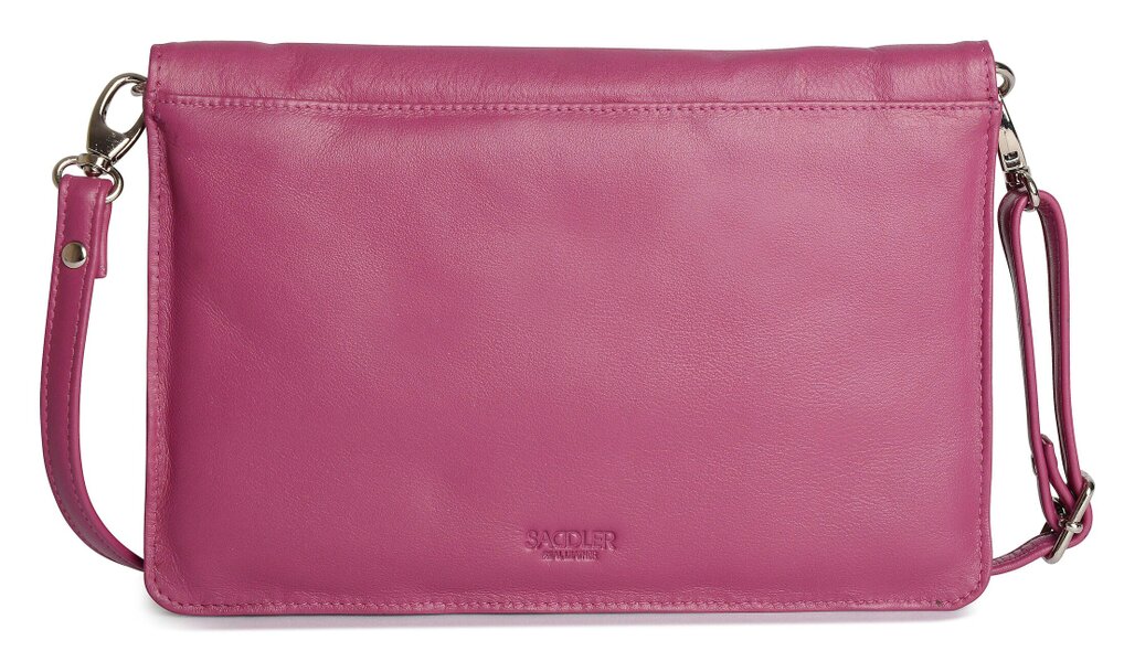SADDLER Olivia 3-Section Leather Crossbody Bag & Clutch – Compact & Stylish - Gift Boxed