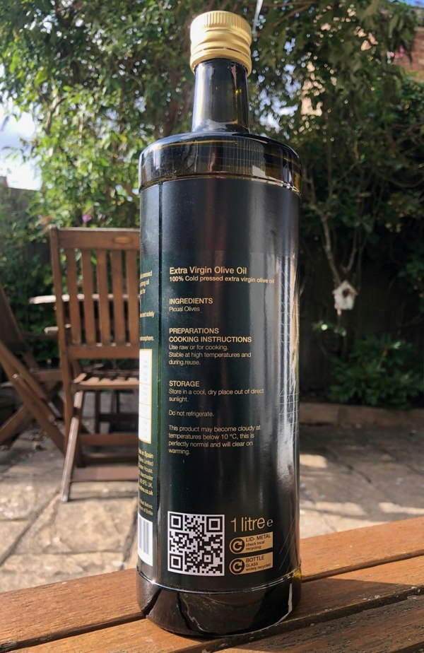 El Molino Extra Virgin Olive Oil 1L Cold Pressed Picual Olives Made in Spain