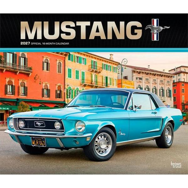 Mustang Deluxe Calendar 2027, Deluxe Calendars, Month To View, Transport, Gift